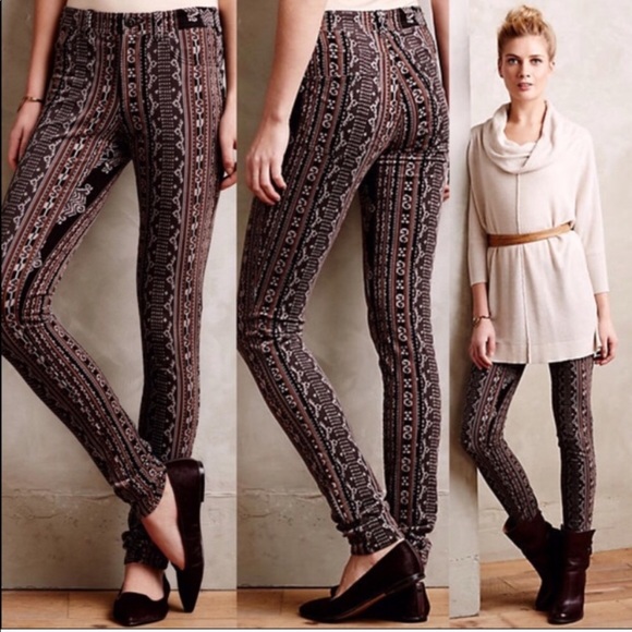 Anthropologie Pants - Anthropologie Pilcro Serif Printed Cords G1779